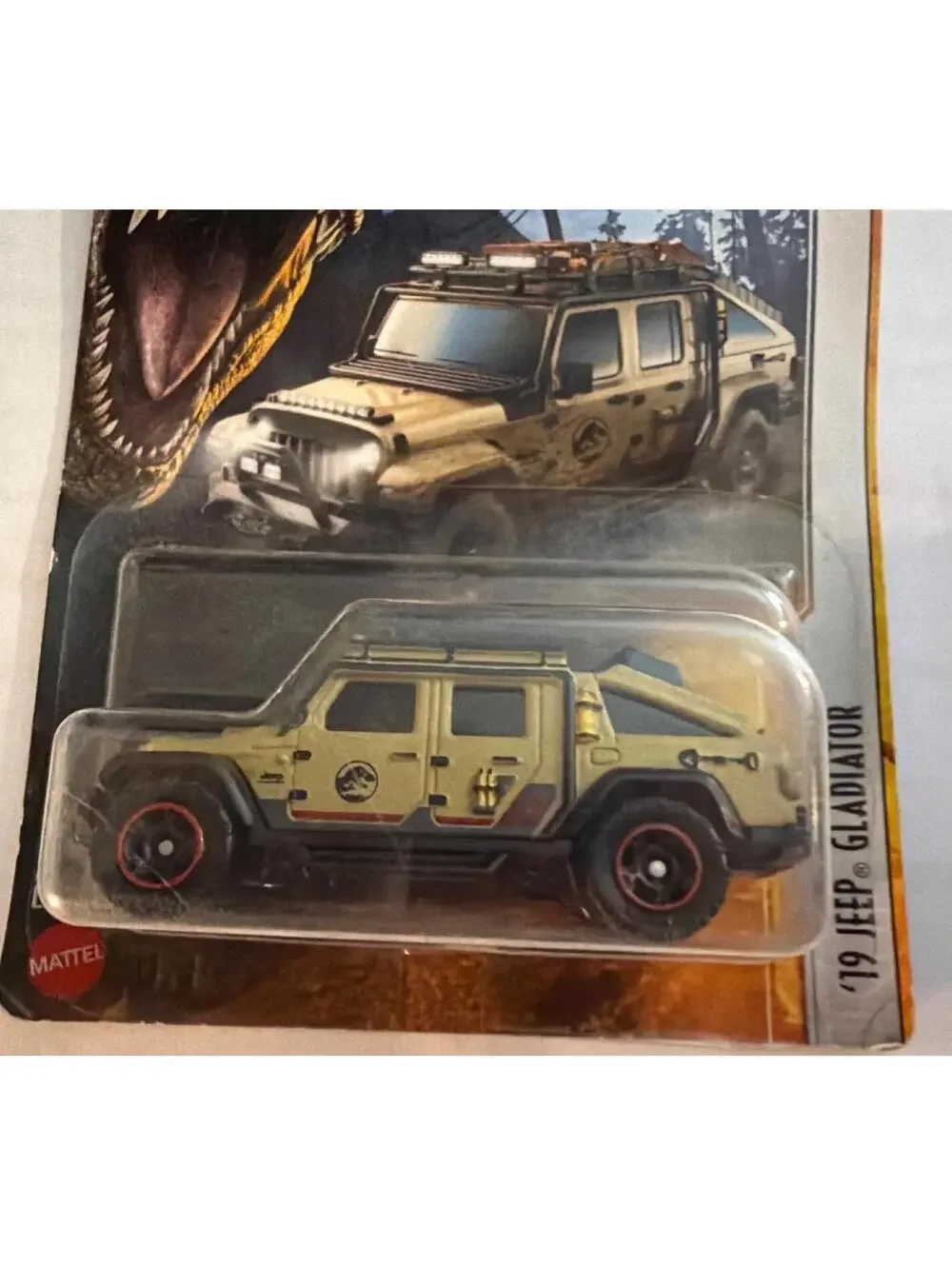 Jurassic World Dominion Matchbox 19 Jeep Gladiator Die-Cast Car 3+ Collectible T
